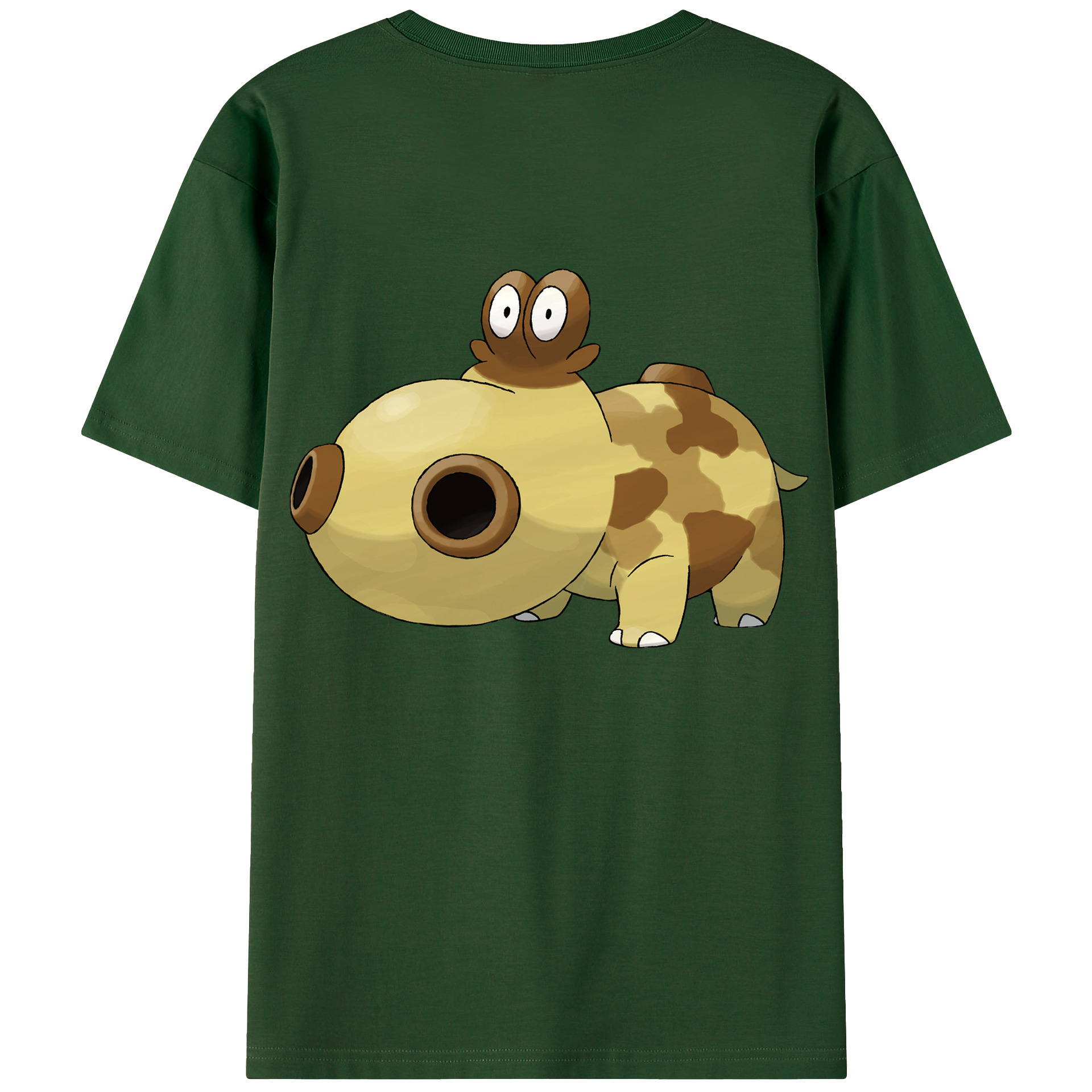 （画像用） ポケットモンスター Pokémon 綿100％半袖Tシャツ（背面プリント）